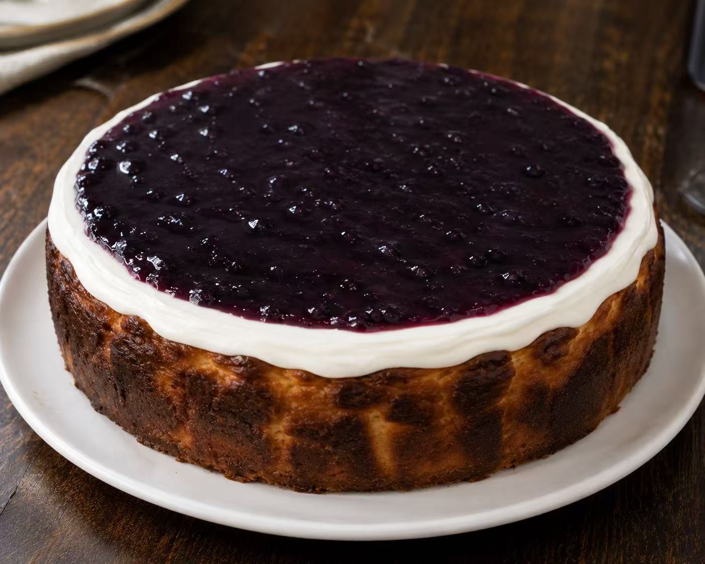 Basque Cheesecake - Blueberry